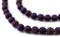 The Bead Chest Purple Round Druzy Agate Beads (6mm): Organic Gemstone Round Spherical Energy Stone Healing Power Crystal for Jewelry Bracelet Mala Necklace Making